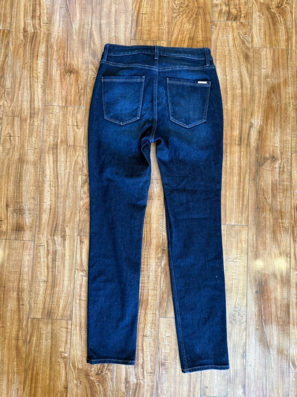 WHITE BLACK Women's Dark Blue Slim Fit High Rise Sculpt Jeans Size 6 - Picture 9 of 11